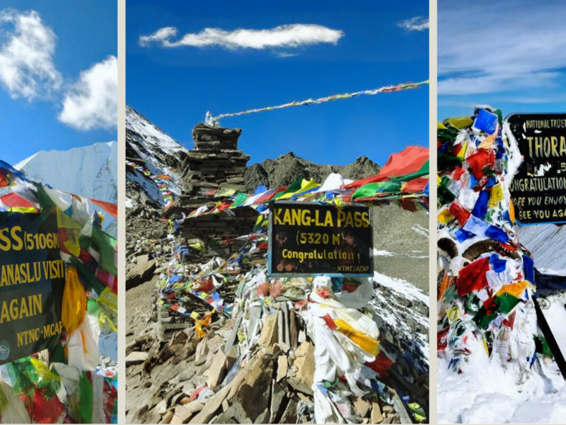 Three Pass via Larkey La-Khang La-Thorong La